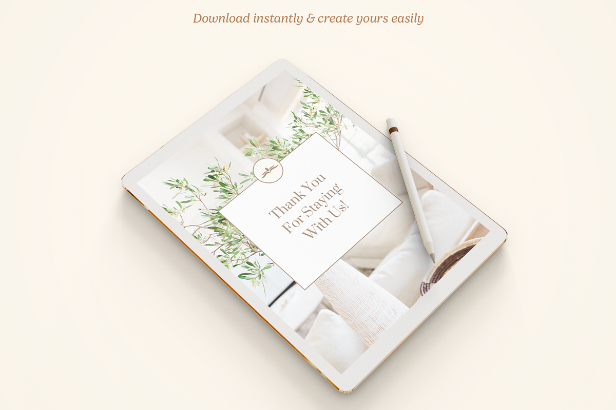 Airbnb House Manual Creator, a Magazine Template by Creatif Foundry (Photo 9 of 9)