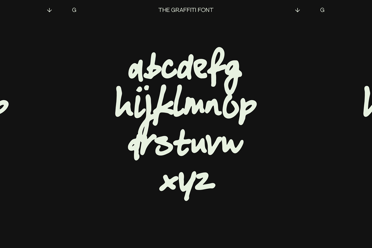 THE GRAFFITI FONT, a Font by THE BOLD FONT. (Photo 4 of 9)