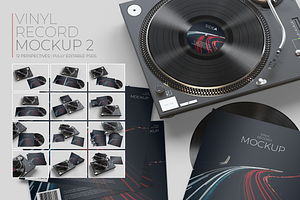 Vinyl Record Mockup 2