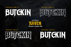 Tuiven - Movie Display Font