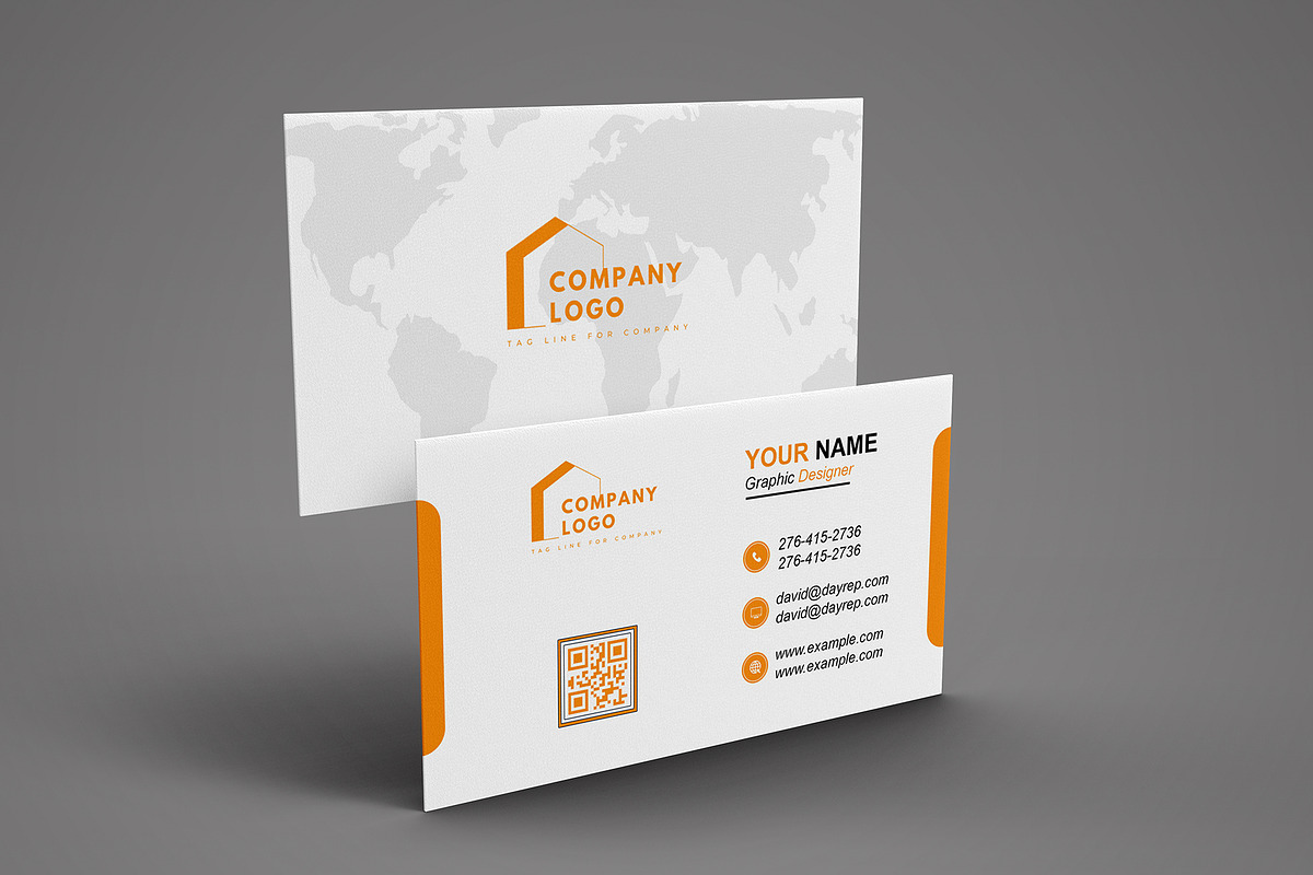 Customizable PSD Business Cards preview 2
