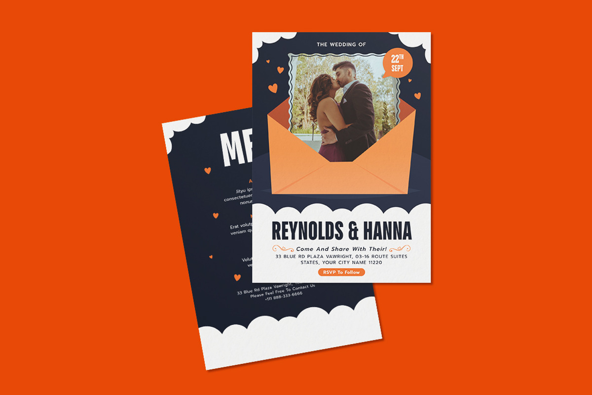 Mackenzin Wedding Invitation, an Invitation Template by iDoodle Studio (Photo 2 of 3)