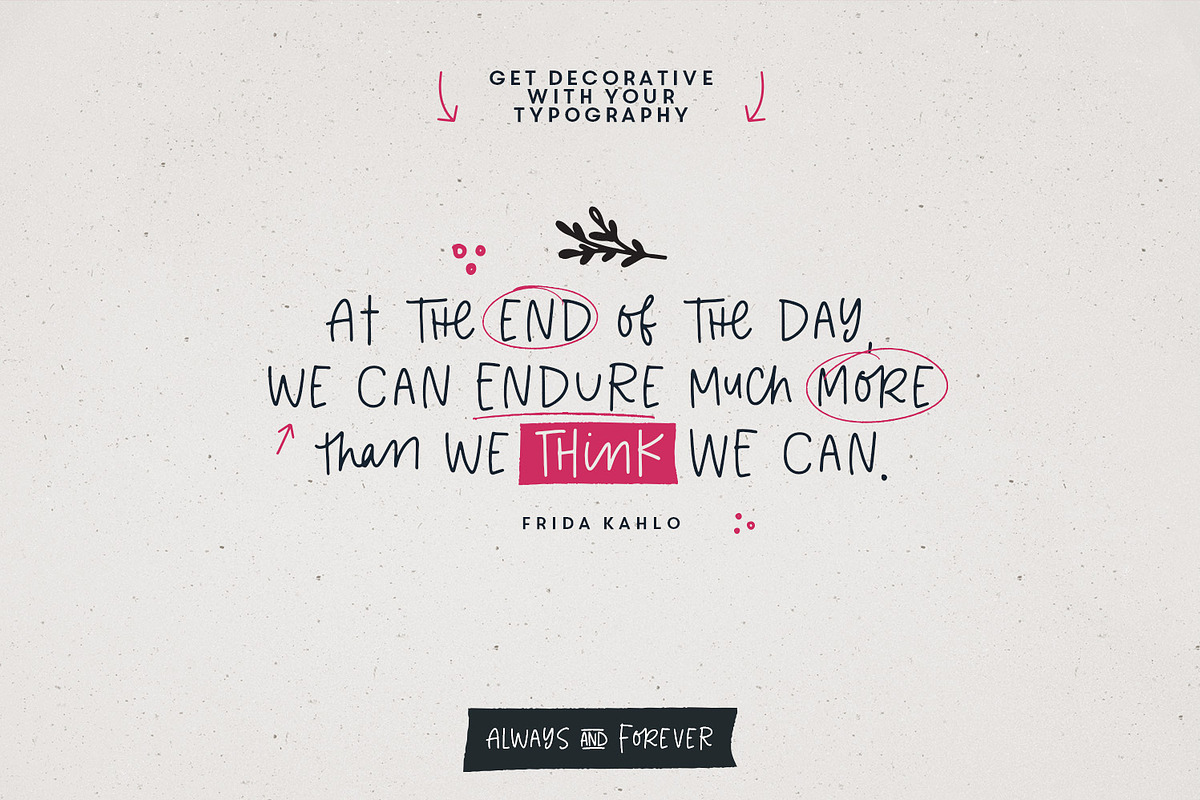 Always & Forever Type + Dingbats preview 2