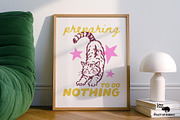 Hand-Drawn Funny Cat Quotes, an Object Graphic by Lazy Cat (Thumbnail 3 of 8)