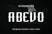 Abevo Font, a Serif Font by alanwarstd (Thumbnail 1 of 5)
