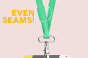 ID Card With Lanyard PSD Mockup, an Object Graphic by Sinlatown (Thumbnail 8 of 8)