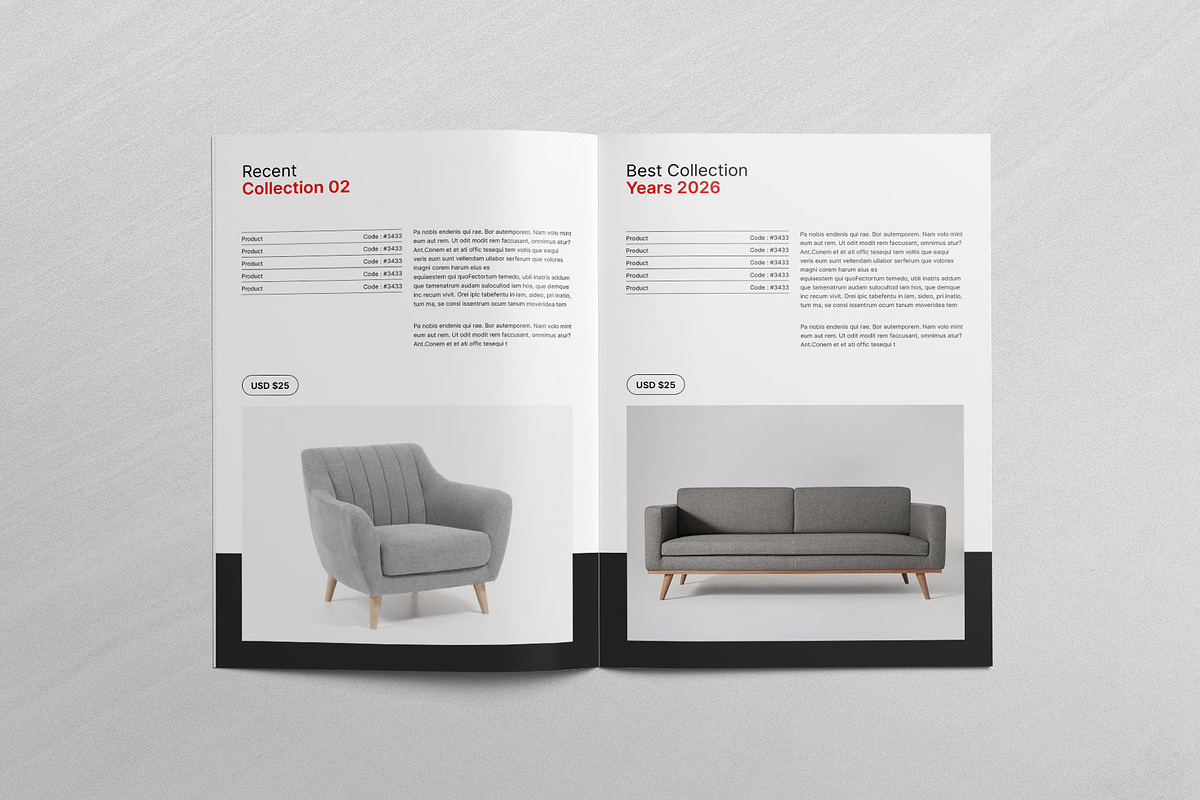 Product Catalog Template, a Brochure Template by KreateTribe (Photo 8 of 11)
