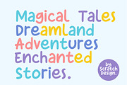 Super Kiddy Sans | Cute-Font, a Sans Serif Font by Scratch Design (Thumbnail 2 of 13)