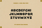 Ranger - Retro Display Font, a Sans Serif Font by Sarah Celia Design (Thumbnail 3 of 4)
