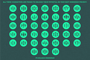 3 Letter Monogram Maker - PS Khlasik, a Sans Serif Font by Para-Scope Design (Thumbnail 5 of 8)