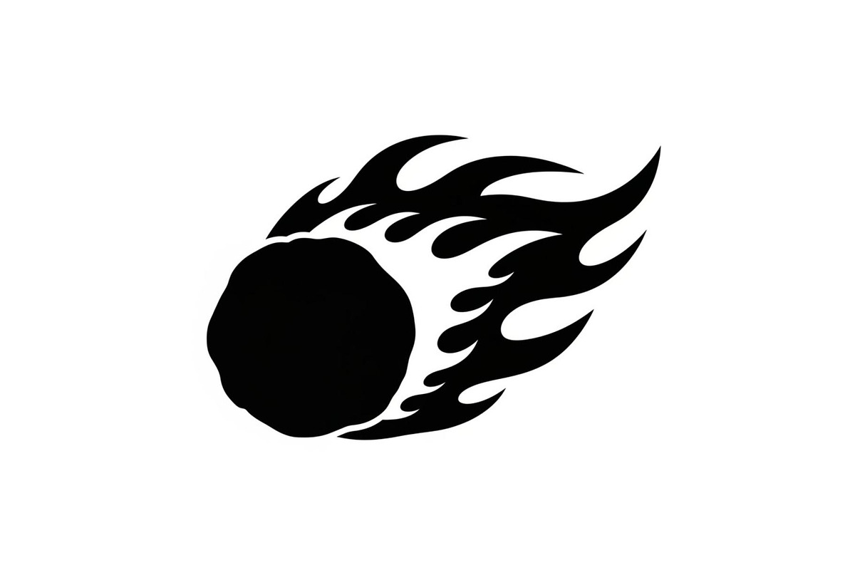 Fire Meteor Comet Silhouette Bundle, an Illustration by Designs_River (Photo 45 of 51)