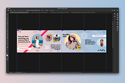 Instagram panoramic post template, a Social Media Template by SPACECAKE (Thumbnail 3 of 4)