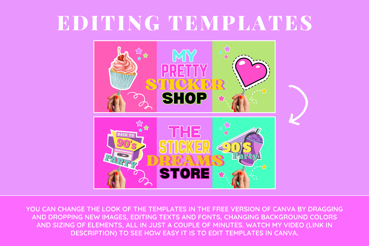 Banner Templates - Sticker Theme, a Shopify Template by SunshineStudioBoutique (Photo 8 of 9)