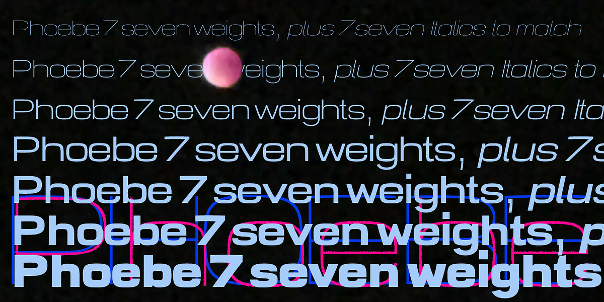 Phoebe, a Sans Serif Font by Wiescher-Design (Photo 2 of 9)