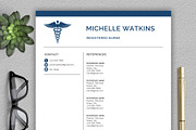 Medical Resume | Nurse CV, a Resume Template by Klamp Studio (Thumbnail 5 of 7)