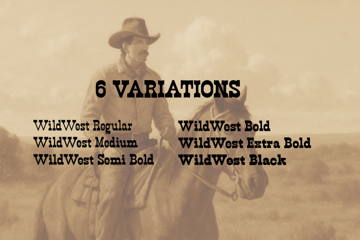 Wild West // Slab Serif Family, a Slab Serif Font by artisans (Photo 5 of 7)