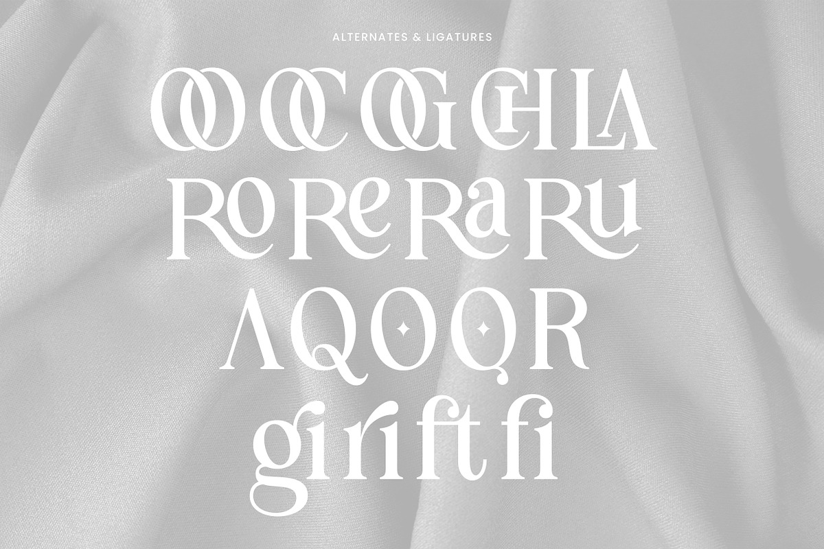 Vogue Chola | Stylish Serif Font, a Serif Font by Mahesans Co (Photo 6 of 10)