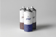 Spray Can Mock-up, a Product Mockup by zippypixelstudio (Thumbnail 2 of 9)