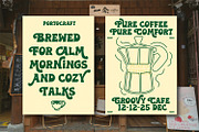 Melted Groovy Playful Display, a Sans Serif Font by Portocraft (Thumbnail 7 of 12)