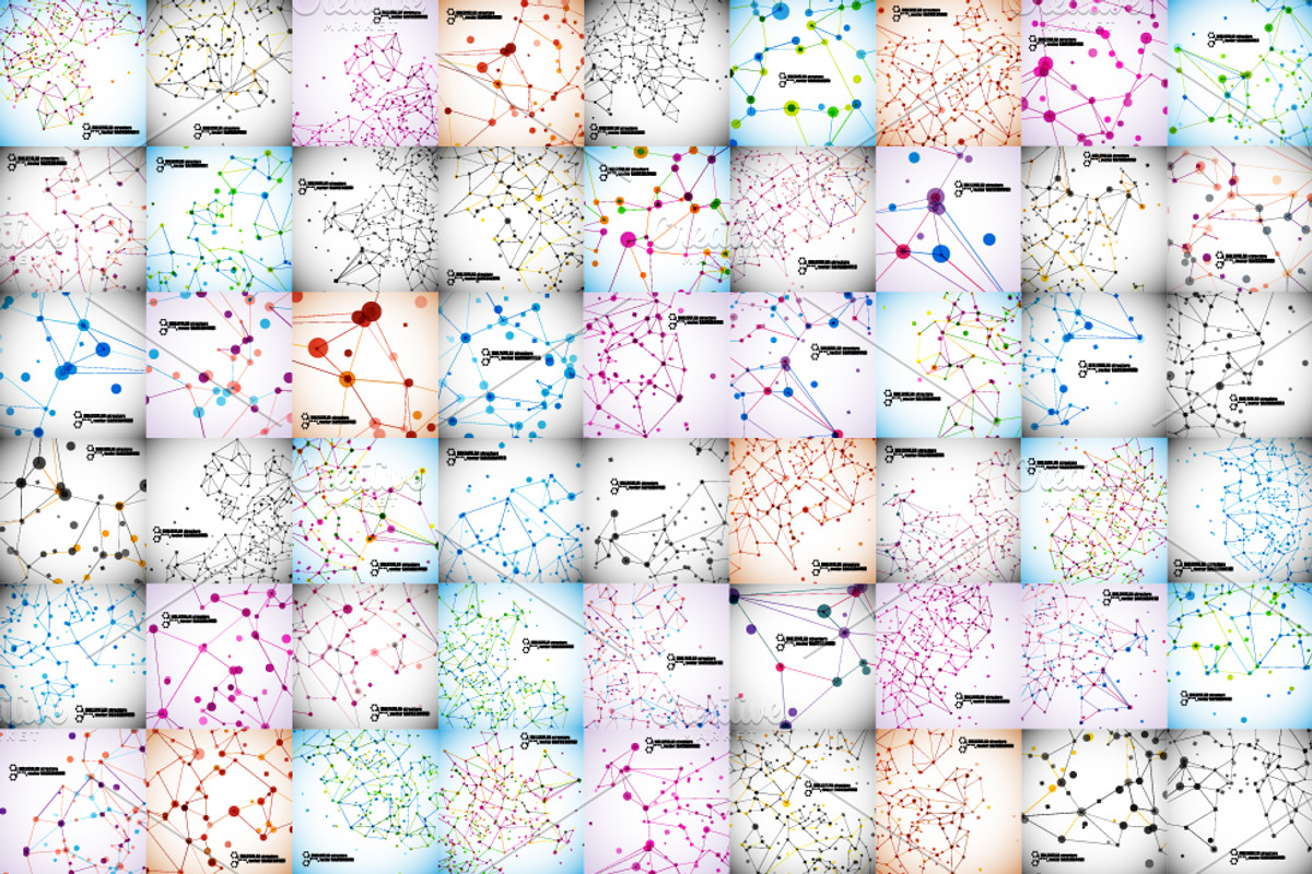 72 beautiful molecular structures, a Healthcare Illustration by Palau (Photo 4 of 5)