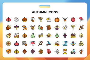 Autumn Icons, a Duotone Icon by Wencory