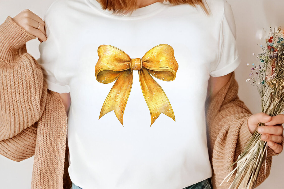 Watercolor Christmas Bow Clipart, an Illustration by Canvas Craft (Photo 6 of 8)