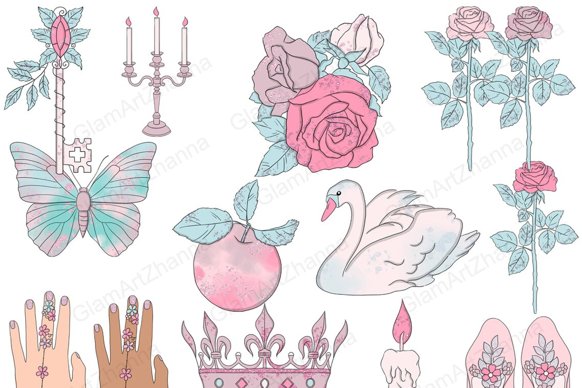 Fairytale Clipart, an Object Illustration by GlamArtZhanna (Photo 2 of 3)