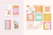 Playful Instagram Template Bundle, a Social Media Template by Brighten Made (Thumbnail 2 of 4)