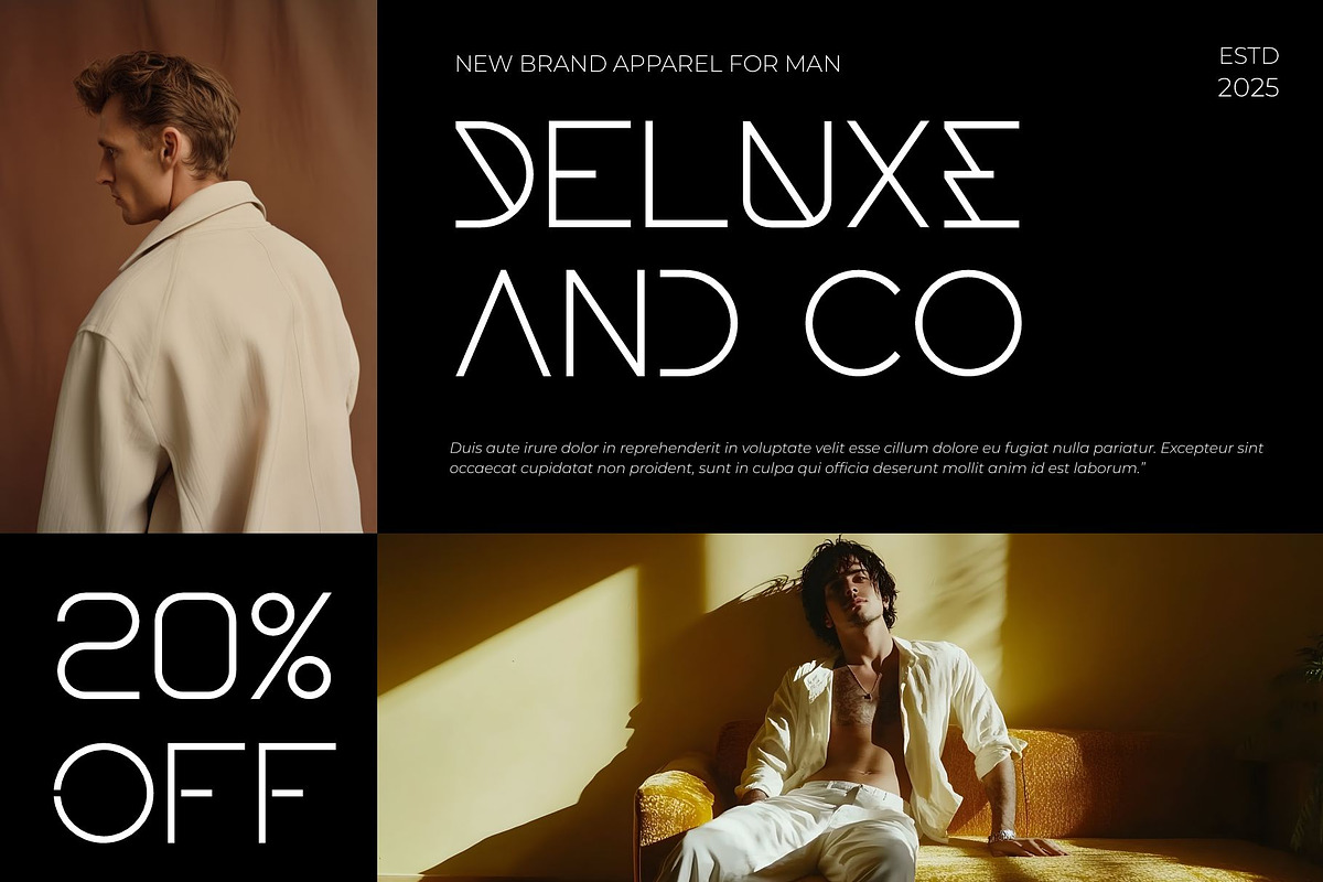 Gestrom || Modern Sans Serif Font, a Sans Serif Font by Ermedia Studio (Photo 4 of 10)