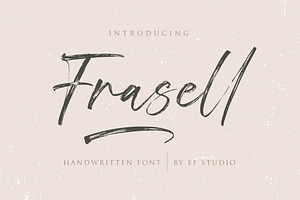 Frasell - Handwritten Font