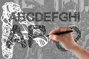 Organoid, a Script Font by Gblack Id (Thumbnail 3 of 3)