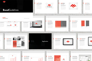 Brand Guidelines Black & Red Layoud