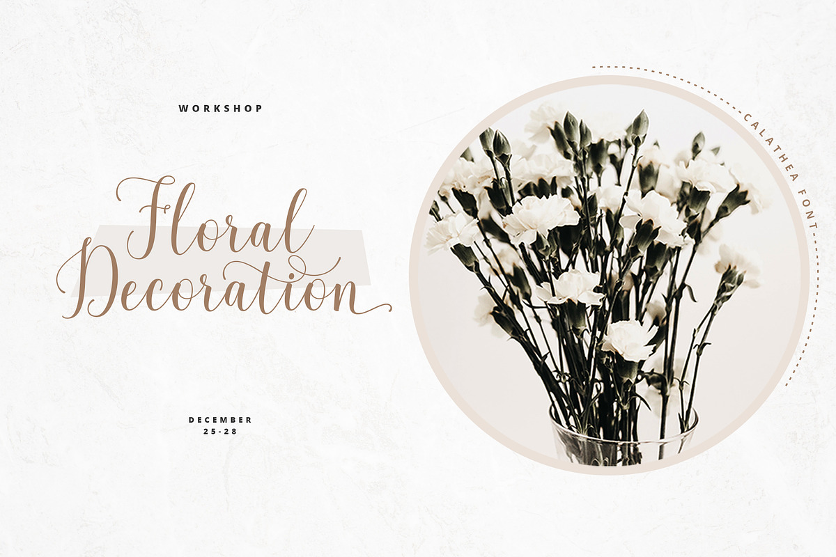 Calathea Elegant Font preview 8