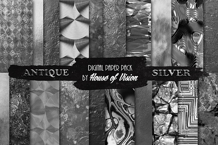 Antique Silver Textured Pack