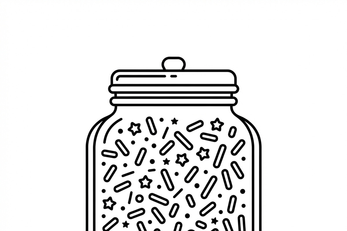 64 Christmas Bakery Icon Set, an Outline Icon by adenpinkstore (Photo 6 of 18)