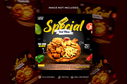 Food Social Media Post Design Bundle, a Social Media Template by Design Fly (Thumbnail 12 of 16)