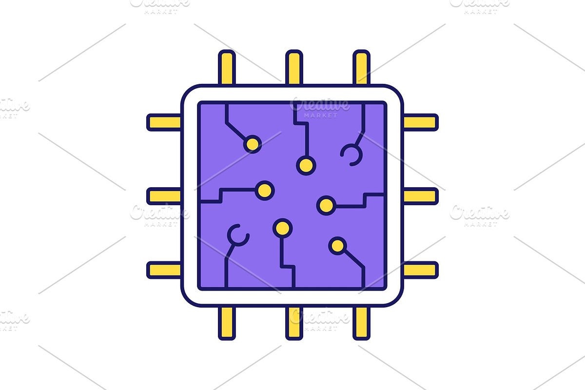 Chip color icon, an Icon by IMG visuals icons
