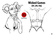 Wicked games, a Person Illustration by Olillia (Thumbnail 2 of 6)