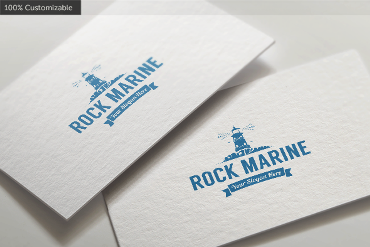 Lighthouse Rock Marine Logo, a Branding & Logo Template by LogoBuy (Photo 2 of 5)