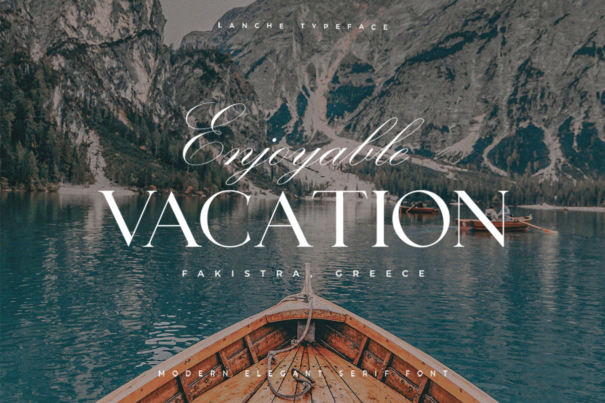 Lanche | Modern Elegant Serif Font, a Serif Font by Pentagonistudio (Photo 9 of 10)