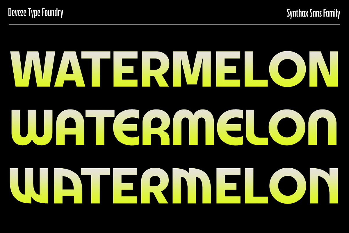 DT Synthax Sans, a Sans Serif Font by Deveze Type Foundry (Photo 8 of 15)