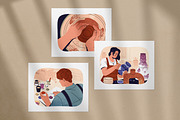People do ceramics. Pottery workshop, a Person Illustration by PaperTrident (Thumbnail 11 of 11)