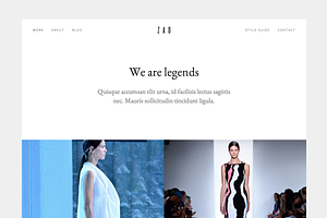 Zao - Minimal Blog and Portfolio