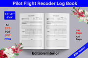 Flight Record Book For Pilot, a Graphic by Hitubrand (Thumbnail 3 of 3)