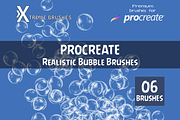 Procreate Bubble Brushes, a Brush Add-On by Extreme Brushes (Thumbnail 1 of 2)