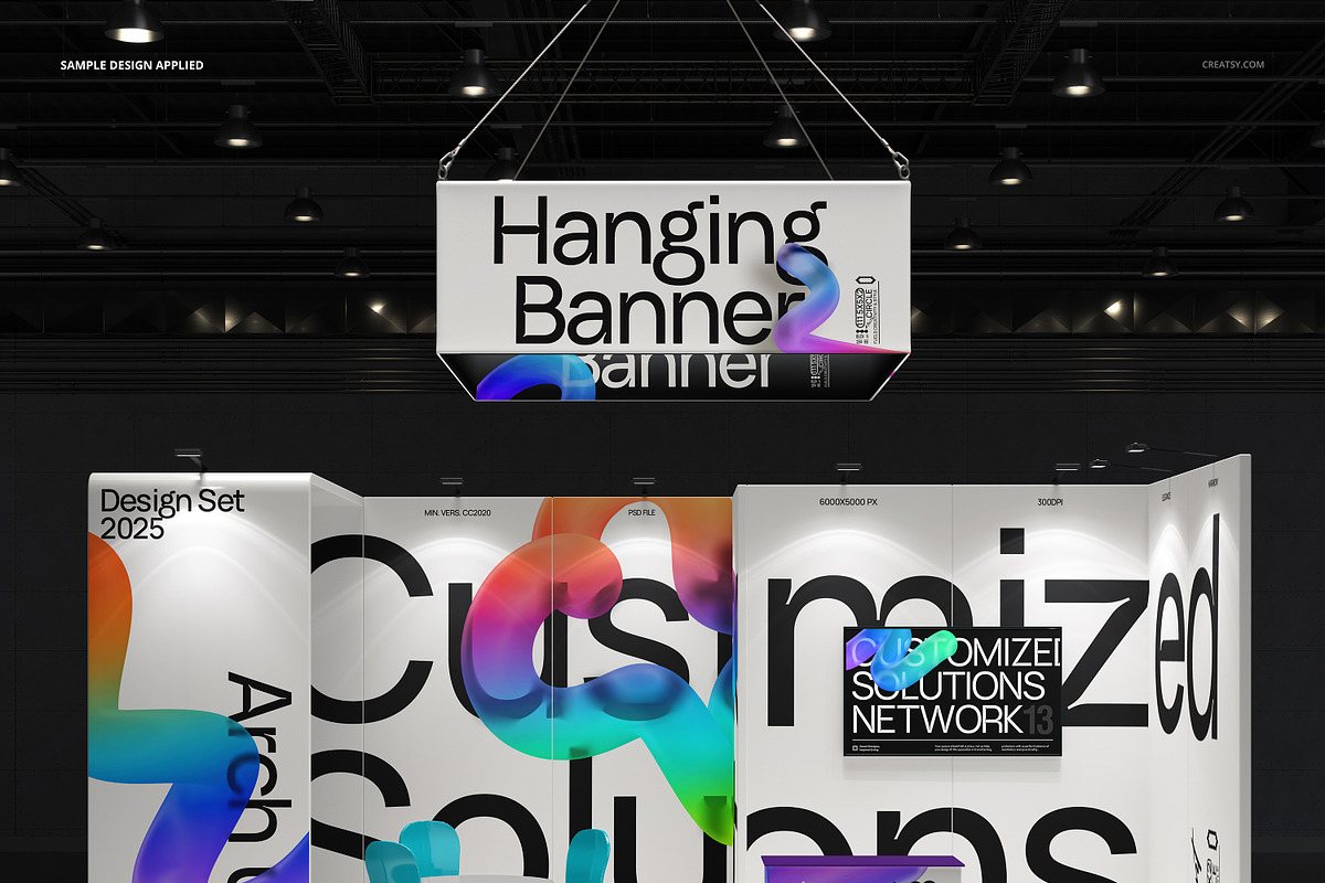 Trade Show Booth Mockup, a Merchandise Mockup by creatsy5 (Photo 4 of 6)