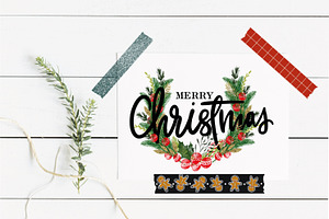 Christmas Washi Tape Stamps