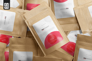 Kraft Paper Sachet Packaging Mockup, a Packaging Mockup by SD Mockup