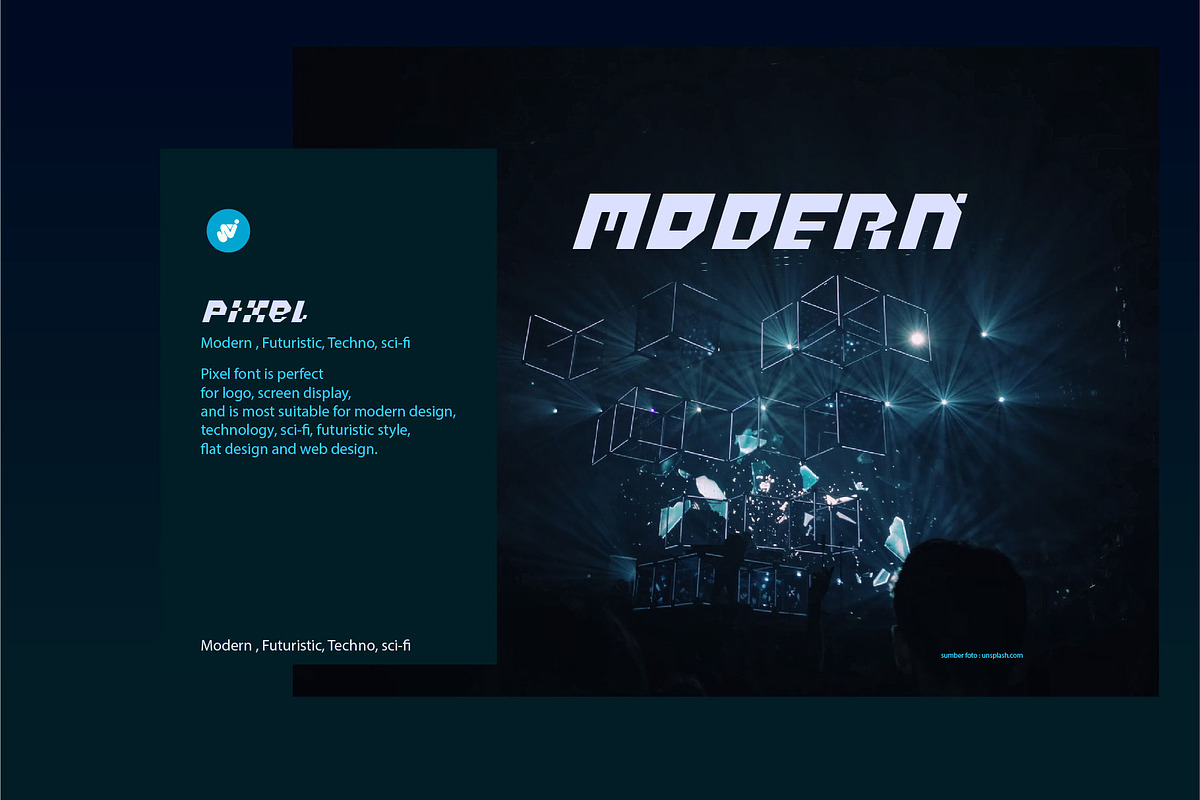 Pixel, a Font by WAP (Photo 2 of 6)