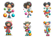 christmas fairy clip art, an Illustration by CreationArt (Thumbnail 3 of 5)